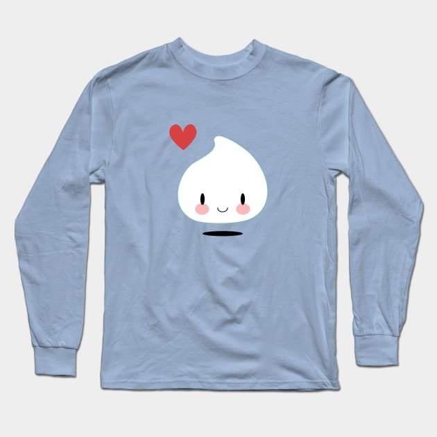 Gwenn the milk drop Long Sleeve T-Shirt by petitspixels